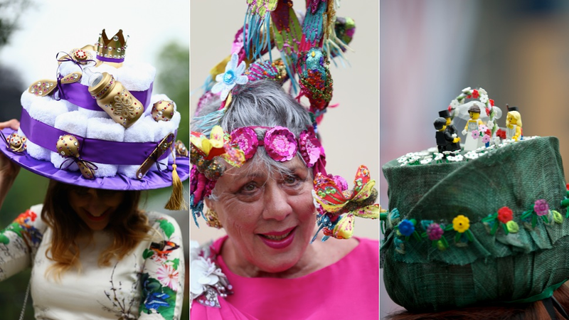 Illustration for article titled The Huge, Heavenly and Hilarious Hats of the Royal Ascot